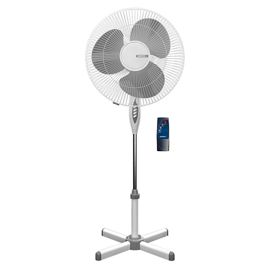 Вентилятор напольный, Centek, CT-5021, 40 Вт, 3 скорости, с ПДУ, лучевая решетка, серый, CT-5021