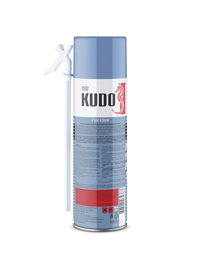 Пена монтажная KUDO, Home 20+, бытовая, 650 мл, всесезонная, KUPH06U20+