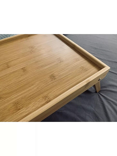 Столик для завтрака бамбук, 50х30х4 см, прямоугольный, G11-M047-1