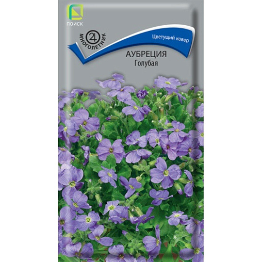 Семена Цветы, Аубреция, Голубая, 0.1 г, цветная упаковка, Поиск
