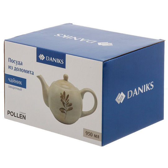 Чайник заварочный доломит, 0.95 л, Daniks, Pollen