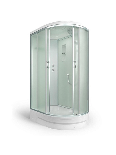 Душевая кабина 120х80х226 см, левый, поддон 26 см, матовая, Erlit, ER351226L-C3-RUS