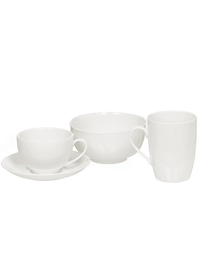 Салатник керамика, круглый, 14х6.5 см, 0.55 л, Грейс, Daniks