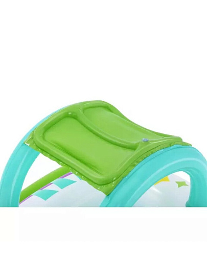 Игрушка для плавания 112х107 см, Bestway, Лодка Космический корабль, от 3 лет, 34149