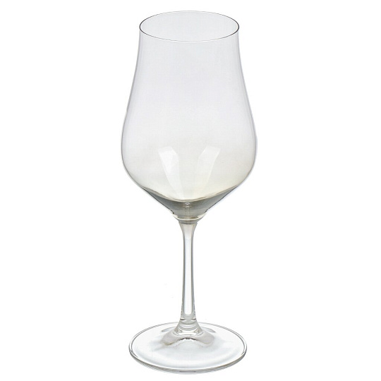 Бокал для вина, 450 мл, стекло, 6 шт, Bohemia, Tulipa, графит омбре, 40894/90804/450