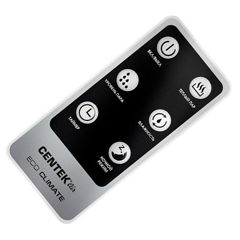 Увлажнитель воздуха Centek, 4.5 л, 20 м2, ультразвуковой, 40 Вт, сенсор, LED, функция ароматизации, черный, CT-5107