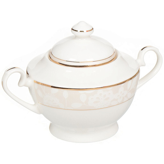 Набор чайный фарфор, 15 предметов, на 6 персон, 230 мл, Beatrix, Жаклин Моне МА009P/6, МА009P/15, подарочная упаковка