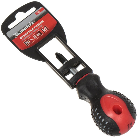 Отвертка крестовая Matrix Fusion, CrV 11431, 2х38 мм