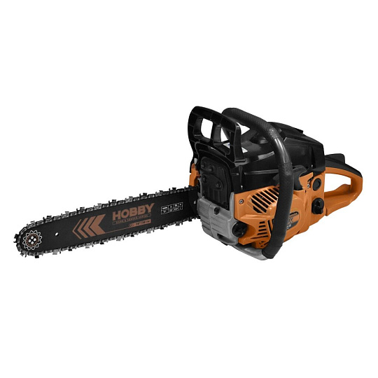Пила цепная бензиновая, Carver, 2.5 л.с., 1800 Вт, длина шины 38 см, шаг цепи 0.325 дюйм, 64 звена, Hobby HSG 145-15, 01.004.00042