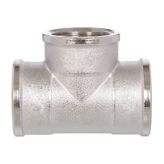 Тройник 1", г-г-г, никель, STI