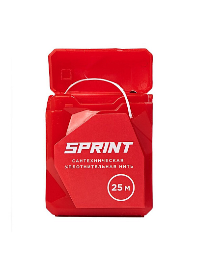 Нить сантехническая 25 м, Sprint, блистер, 61010