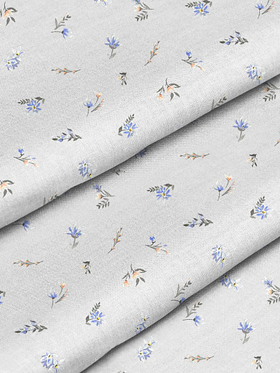 Постельное белье евро, 2 наволочки 50х70 см, пододеяльник 200х215 см, Silvano, поплин, 20463