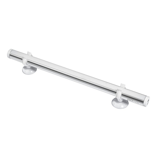 Светильник светодиодный светодиодный, JazzWay, TS6-L2W-sr, 2 Вт, 3000 К, 110 Лм, IP44, 30.4х2х2 см, с диммером, 3хAAА, для подсветки зеркал, кухонных поверхностей, шкафов, серебристый, 5031722