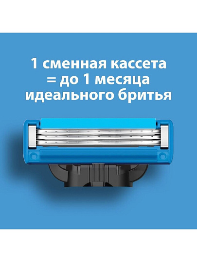 Сменные кассеты для бритв Gillette, Mach3 Turbo, для мужчин, 2 шт