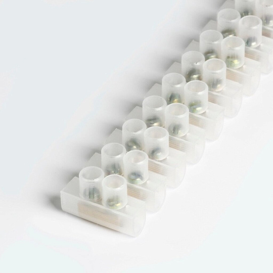 Колодка клеммная 10 А, 12 шт, 10 мм, Smartbuy, SBE-tb-10-10