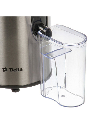 Соковыжималка электрическая Delta, DL-0232, 600 Вт, резервуар для сока 0.5 л, 2 скорости, 1.2 л, черная