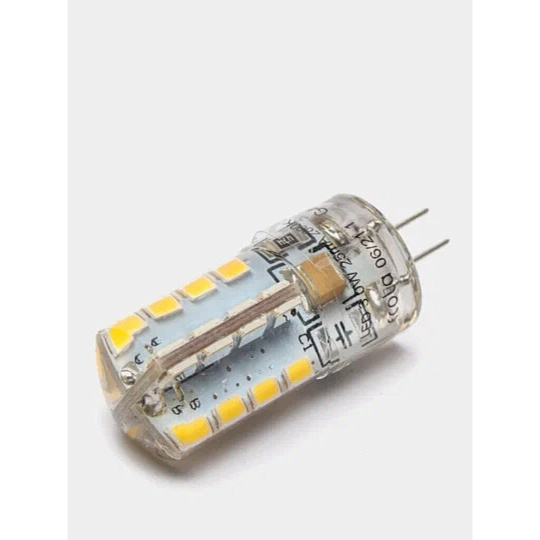 Лампа светодиодная G4, 3 Вт, 220 В, капсула, 2800 К, теплый белый свет, Ecola, Corn Micro, 40х15мм, LED