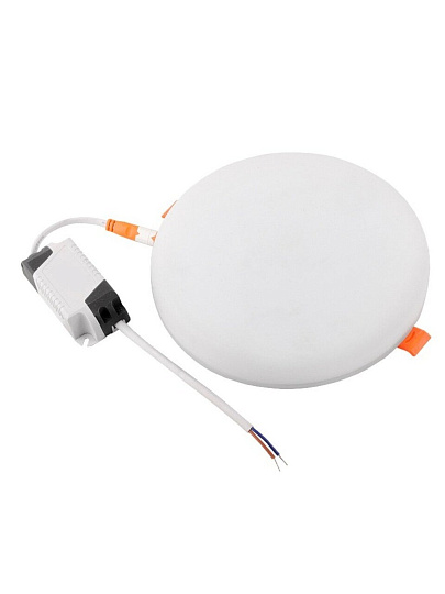 Светильник светодиодный, General Lighting Systems, RW17-220CH, 36 Вт, 4000 К, 3460 Лм, IP40, 22х22х1.3 см, круглый, с регулируемым креплением, 45-170 мм, 412191