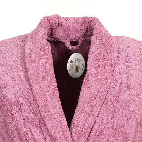 Халат женский, махровый, 100% хлопок, сухая роза, L-XL, 48-50, Barkas, AI-1905014