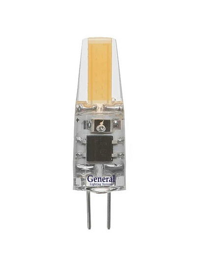 Лампа светодиодная G4, 7 Вт, 220 В, капсула, 4500 К, нейтральный белый свет, General Lighting Systems, СОВ, 661444