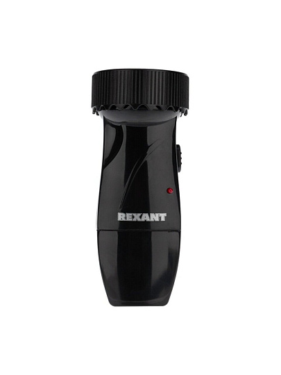 Фонарь ручной, встроенный аккумулятор, Rexant, зарядка от сети 220 В, пластик, 75-712
