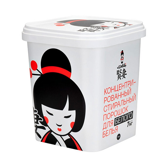 Стиральный порошок Kensai, 0.7 кг, ручной + автомат, для белого белья, высококонцентрированный