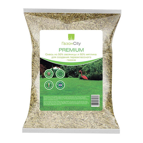 Семена Газон, PREMIUM, 300 г, пакет, ГазонCity