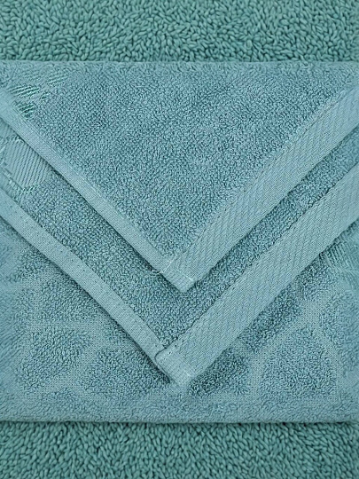 Простыня 1.5-спальная, 150 х 200 см, 100% хлопок, махровая, 350 г/м2, полынь, 506, Вышневолоцкий текстиль