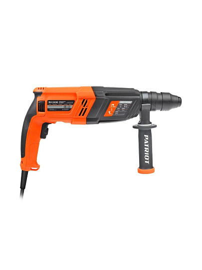 Перфоратор Patriot, RH 243Q, SDS-Plus, 770 Вт, 2.6 Дж, 3 режима, с кейсом