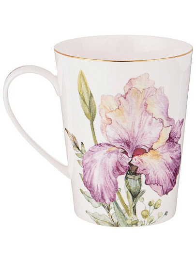 Кружка фарфор, 450 мл, Irises, Lefard, 590-319