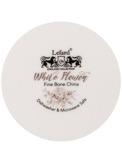 Чайная пара фарфор, 2 предмета, на 1 персону, 500 мл, Lefard, White Flower, 415-2118