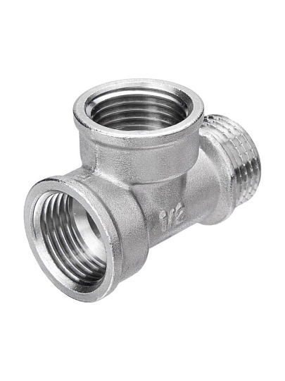 Тройник 3/4 ", г-г-ш, латунь, AquaLink