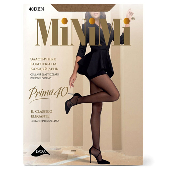 Колготки Minimi, Mini Prima, 40 DEN, р. 3, caramello, шортики