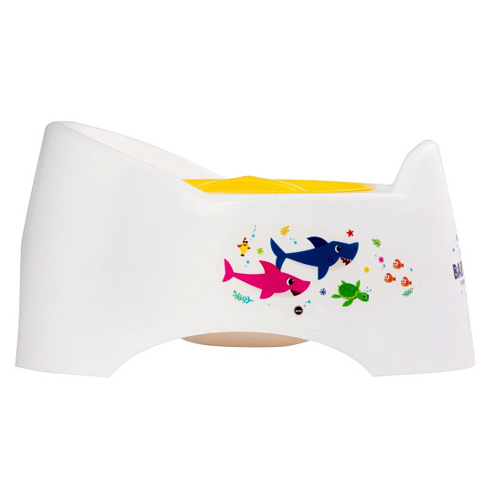 Горшок детский с крышкой, Альтернатива, Baby shark, М8491