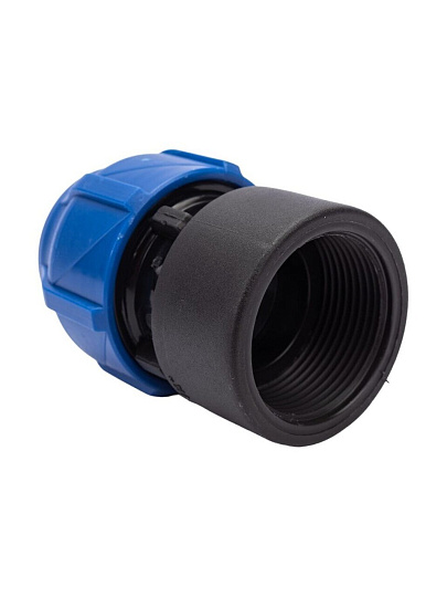 ПНД муфта d32х1 1/4", внутренняя резьба, соединительная, Valfex