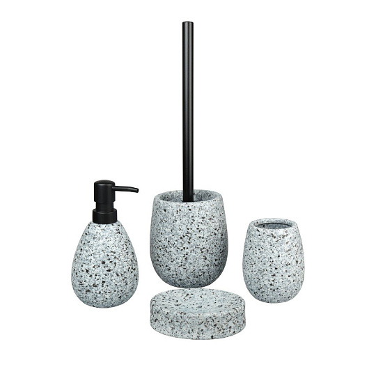 Мыльница настольная, Zenfort, Granite, керамика, 3x11.3x8.5 см, 106670