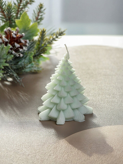 Свеча декоративная, 8.5х7.5 см, фигурная, Елочка, парафин, A330033