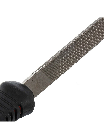 Напильник трехгранный, 250 мм, №2, пластиковая ручка, Bartex, 12027
