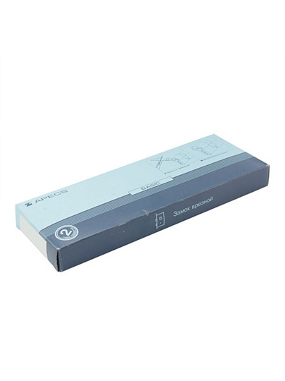Замок врезной Apecs, 2200/60-G, 2882, без ручки, цилиндровый, золотой
