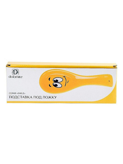 Подставка для ложки, керамика, 8х23.5 см, подарочная упаковка, Smile, L2520874
