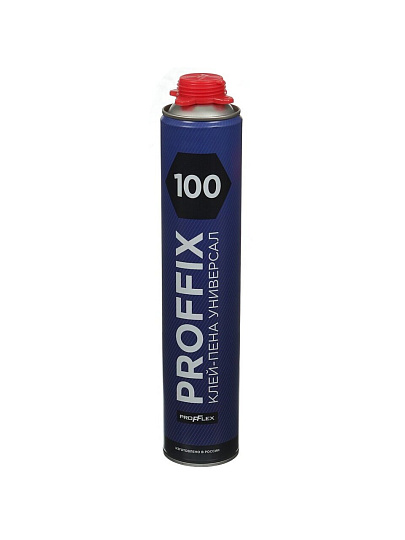 Клей-пена Profflex, Proffix, 850 мл, 900 г, однокомпонентный, 00034
