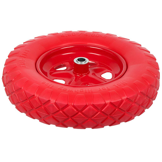 Колесо полиуретан PU, D 85, 4.80-4.00-8, втулка D20 мм