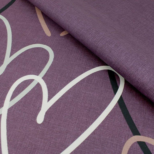 Постельное белье 1.5-спальное, простыня 150х215 см, 2 наволочки 50х70 см, пододеяльник 145х215 см, Teodora, ранфорс, Дашери 4706-1+4706-а1