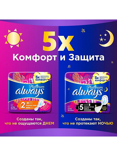 Прокладки женские Always, Ultra Platinum Normal Plus Duo, 16 шт