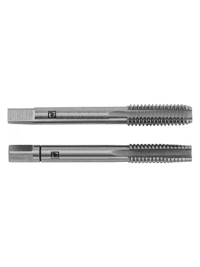 Набор метчиков Thorvik, T-COMBO, MT10125S2, М10х1.25, сталь HSS-G, двухпроходных, ручных, универсальных, 2 предмета