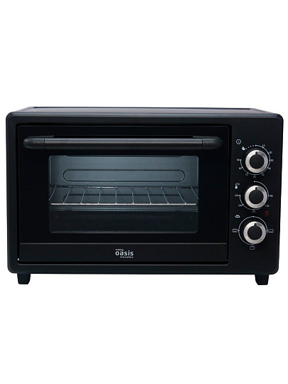 Духовка электрическая, Oasis, 28 л, 1400 Вт, с таймером, 3 режима, черная, M-28B1