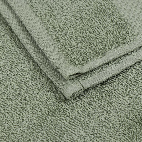 Полотенце банное 70х140 см, 100% хлопок, 460 г/м2, Авангард, Bella Carine, зеленое, Турция, FT-2-70-150