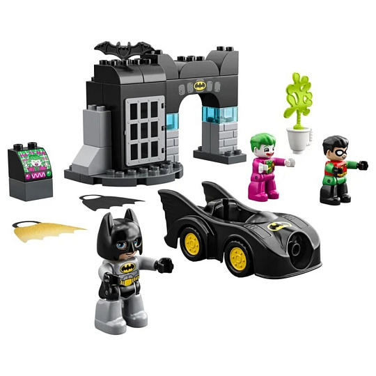Конструктор Lego, Duplo, Super Heroes Бэтпещера, 1-3 лет, 33 детали, 10919