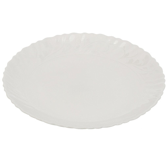 Тарелка десертная, стеклокерамика, 19 см, круглая, Утренний барокко, Olaff, 131-21009