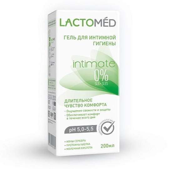 Гель для интимной гигиены 200 мл, Lactomed, Комфорт